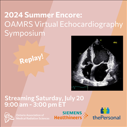 2024 Summer Encore: OAMRS Virtual Echocardiography Symposium